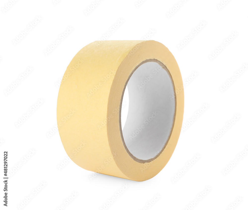 Roll of adhesive tape isolated on white Roll of adhesive tape isolated on white