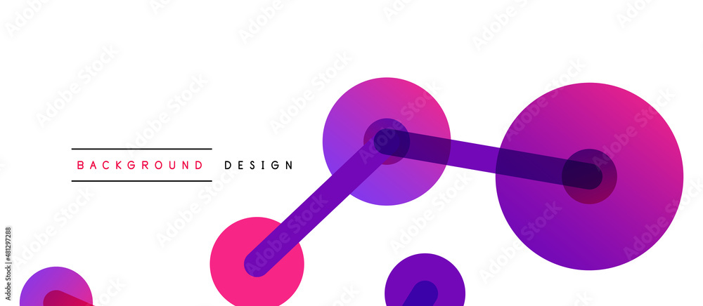 Line points connections geometric abstract background. Circles connected by lines. Trendy techno business template for wallpaper, banner, background or landing Line points connections geometric abstract background. Circles connected by lines. Trendy techno business template for wallpaper, banner, background or landing