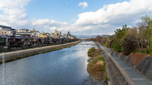 Wallpaper Mural 祇園四条 鴨川 風景 Torontodigital.ca