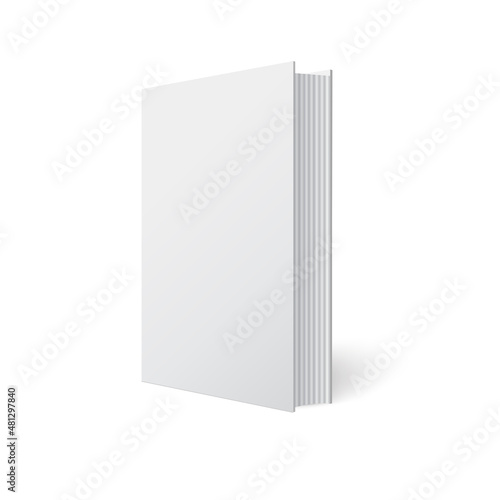 Mockup book, booklet, brochure. illustration isolated on white background. Vector