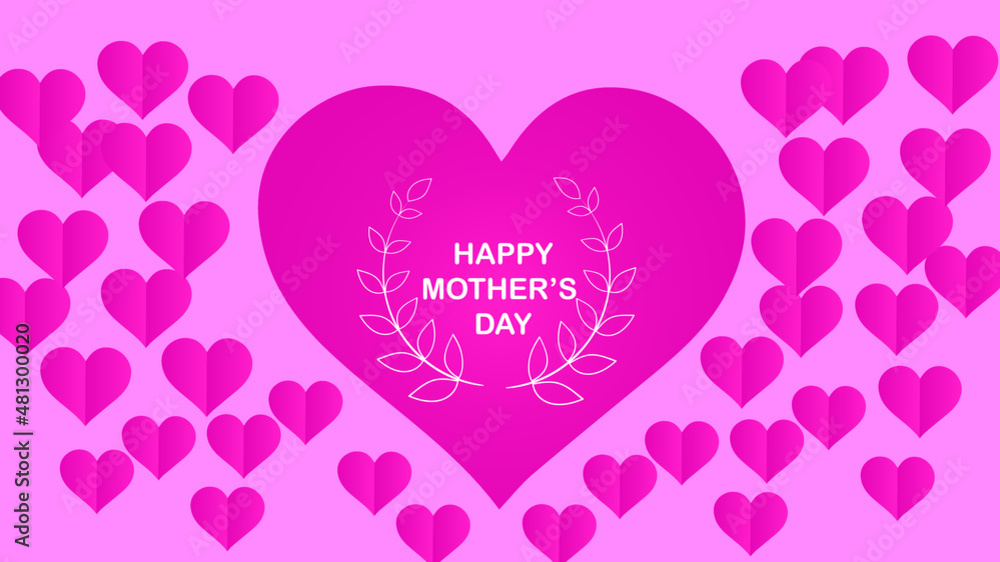 happy mothers day cards designs. vector file illustration.