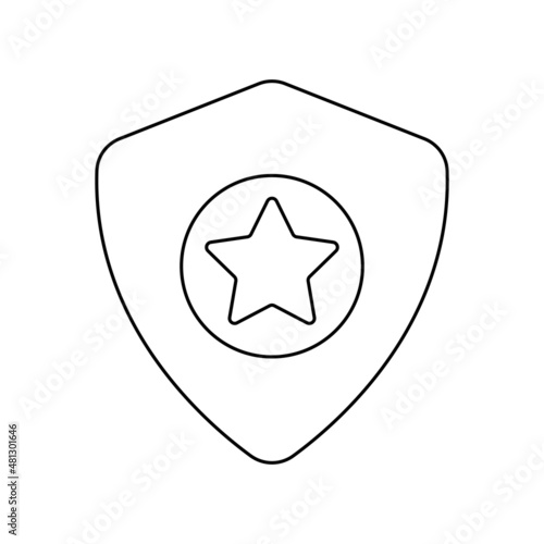 Police badge icon