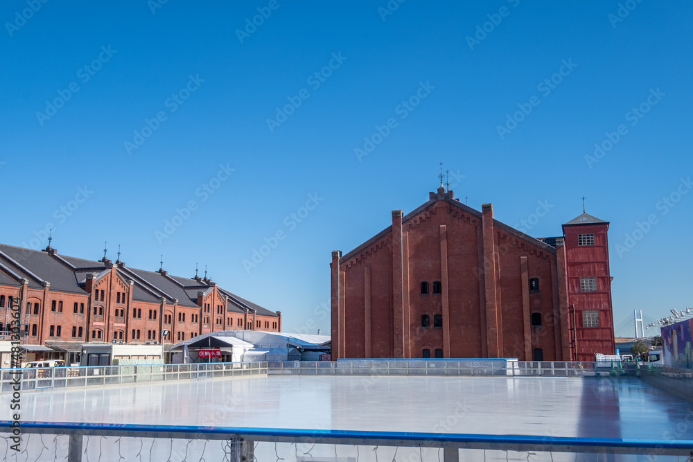 Naklejka premium 神奈川県横浜市のみなとみらい21