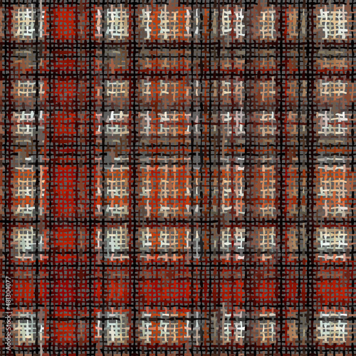 Imitation of a texture of rough canvas. Seamless pattern.