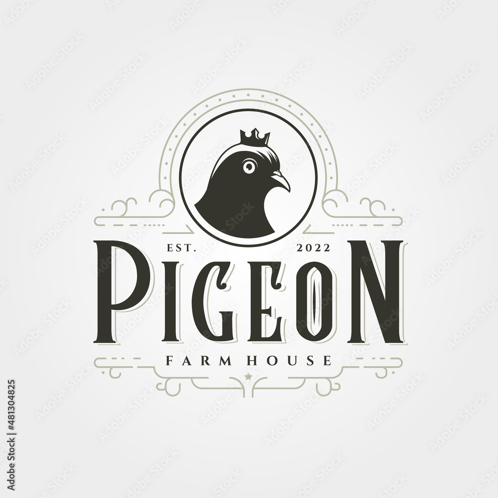 PIGEON LOGO Template | PosterMyWall