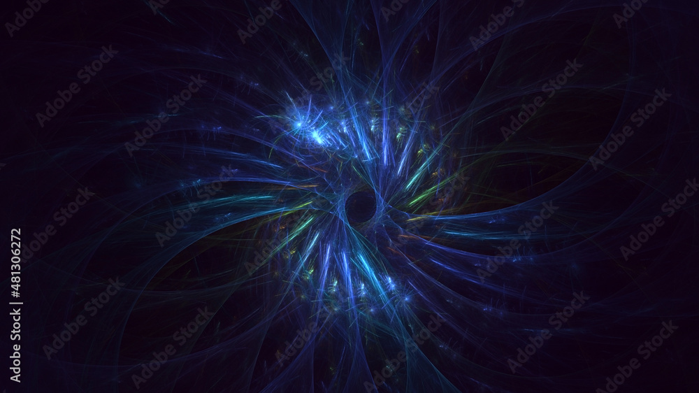 3D rendering abstract multicolor technology fractal light background 3D rendering abstract multicolor technology fractal light background