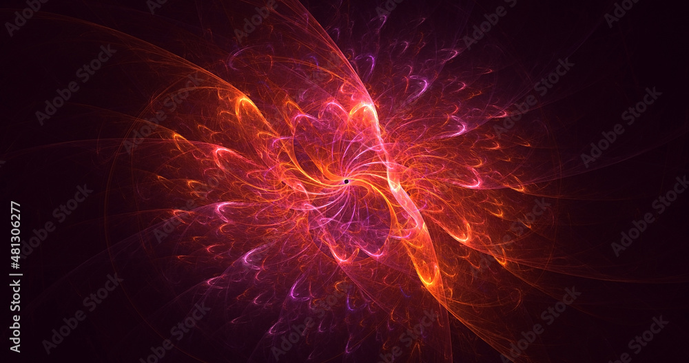 3D rendering abstract colorful fractal light background 3D rendering abstract colorful fractal light background