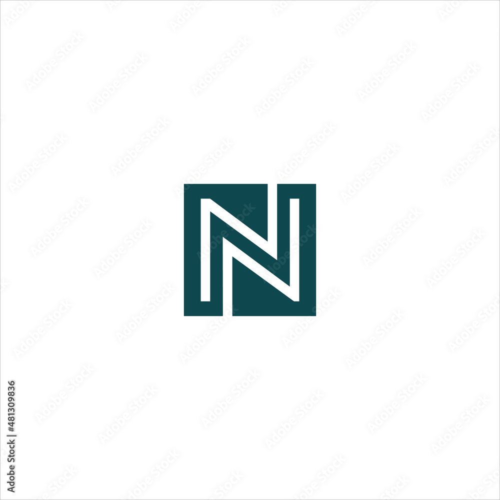 letter n n logo creative vector template letter n n logo creative vector template