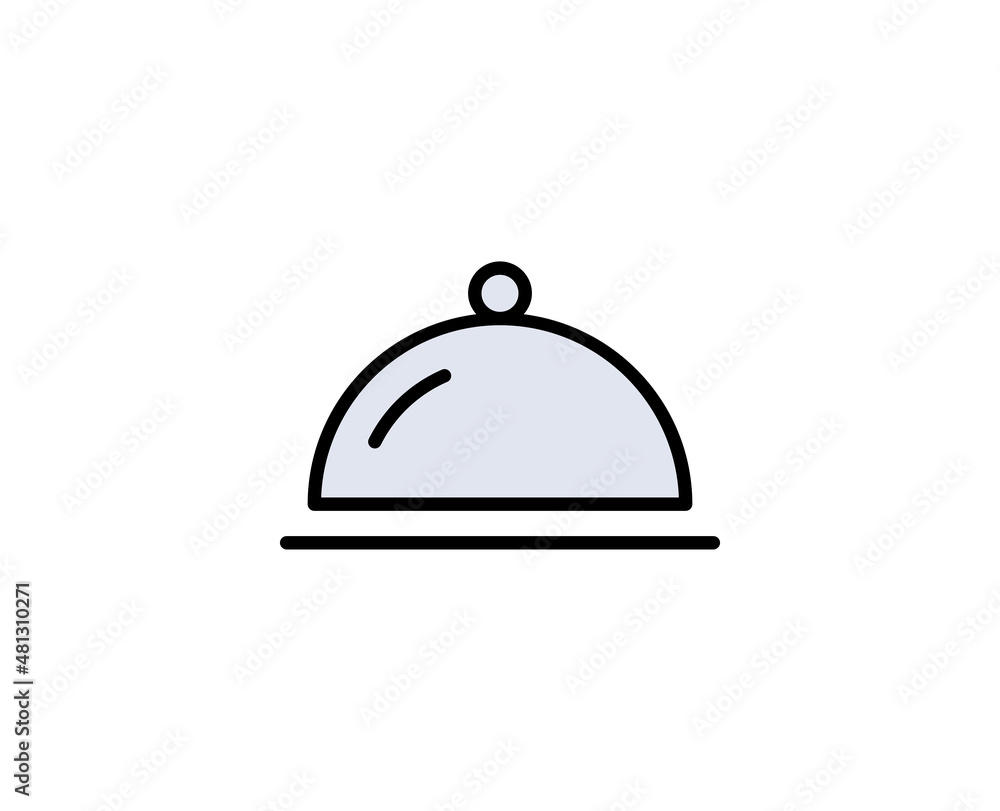 Tray flat icon. Single high quality outline symbol for web design or mobile app. Holidays thin line signs for design logo, visit card, etc. Outline pictogram EPS10 Tray flat icon. Single high quality outline symbol for web design or mobile app. Holidays thin line signs for design logo, visit card, etc. Outline pictogram EPS10