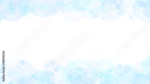 A cute and beautiful frame background with round light