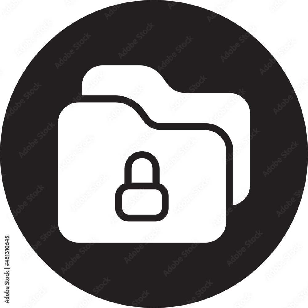 confidential glyph icon confidential glyph icon