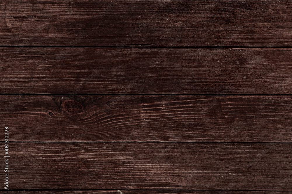 Fototapeta premium Vintage brown wood background texture. Old painted wood wall