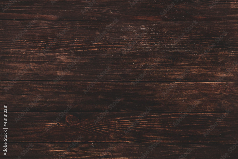Naklejka premium Vintage brown wood background texture. Old painted wood wall
