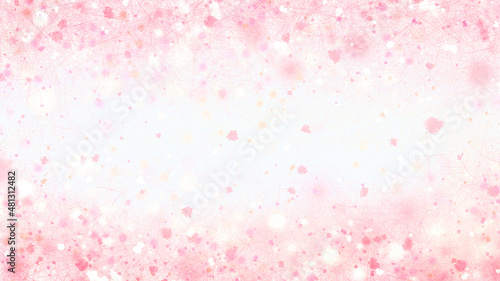 Fluffy glitter snow background