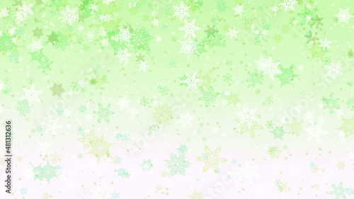 Fantastic background with snow