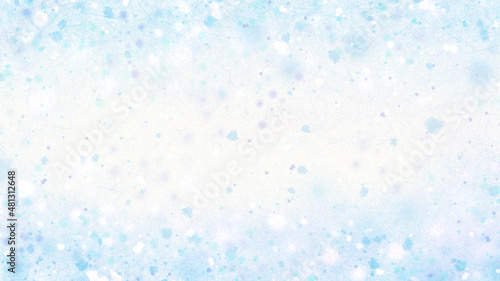 Fluffy glitter snow background