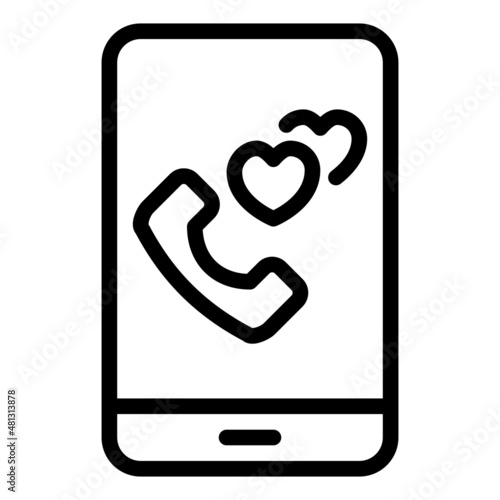 dating app line icon