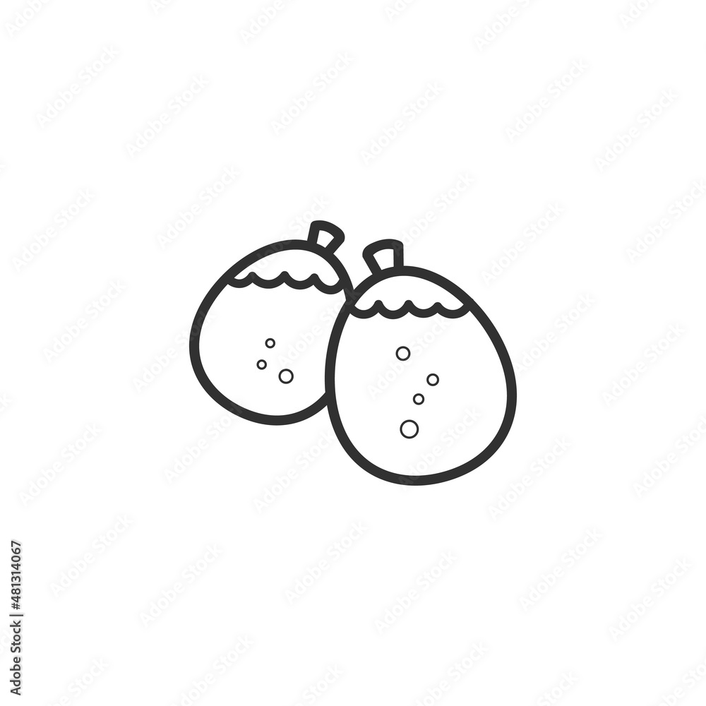 Water balloon icon. Children playing water balloons. Stock vector illustration isolated on white background. Water balloon icon. Children playing water balloons. Stock vector illustration isolated on white background.