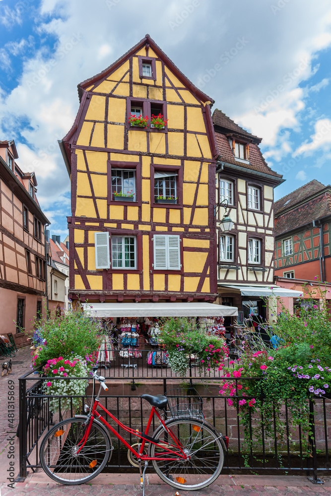 Half timbered houses of Colmar, Alsace, France