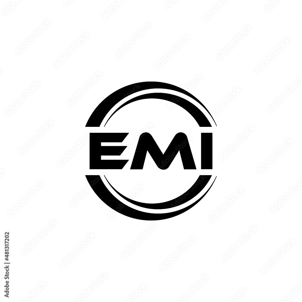 EMI letter logo design with white background in illustrator, vector logo modern alphabet font overlap style. calligraphy designs for logo, Poster, Invitation, etc. EMI letter logo design with white background in illustrator, vector logo modern alphabet font overlap style. calligraphy designs for logo, Poster, Invitation, etc.