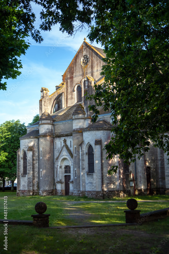 Church of Sainte-Eug?nie in Pontonx-sur-l'Adour in France