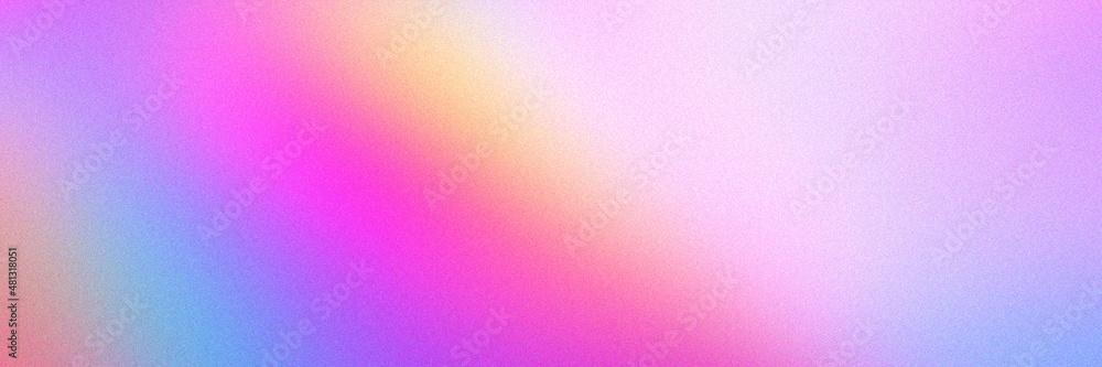 Abstract pastel holographic blurred grainy gradient banner background texture. Colorful digital grain soft noise effect pattern. Lo-fi multicolor vintage retro design. Abstract pastel holographic blurred grainy gradient banner background texture. Colorful digital grain soft noise effect pattern. Lo-fi multicolor vintage retro design.