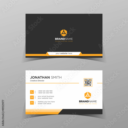 Creative and professional business card design.