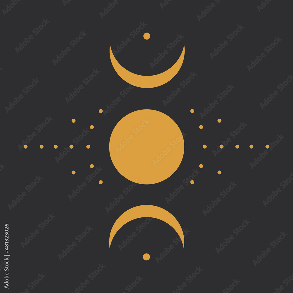 minimalism point symbols. to design an astrologer's blog or tarot cards minimalism point symbols. to design an astrologer's blog or tarot cards