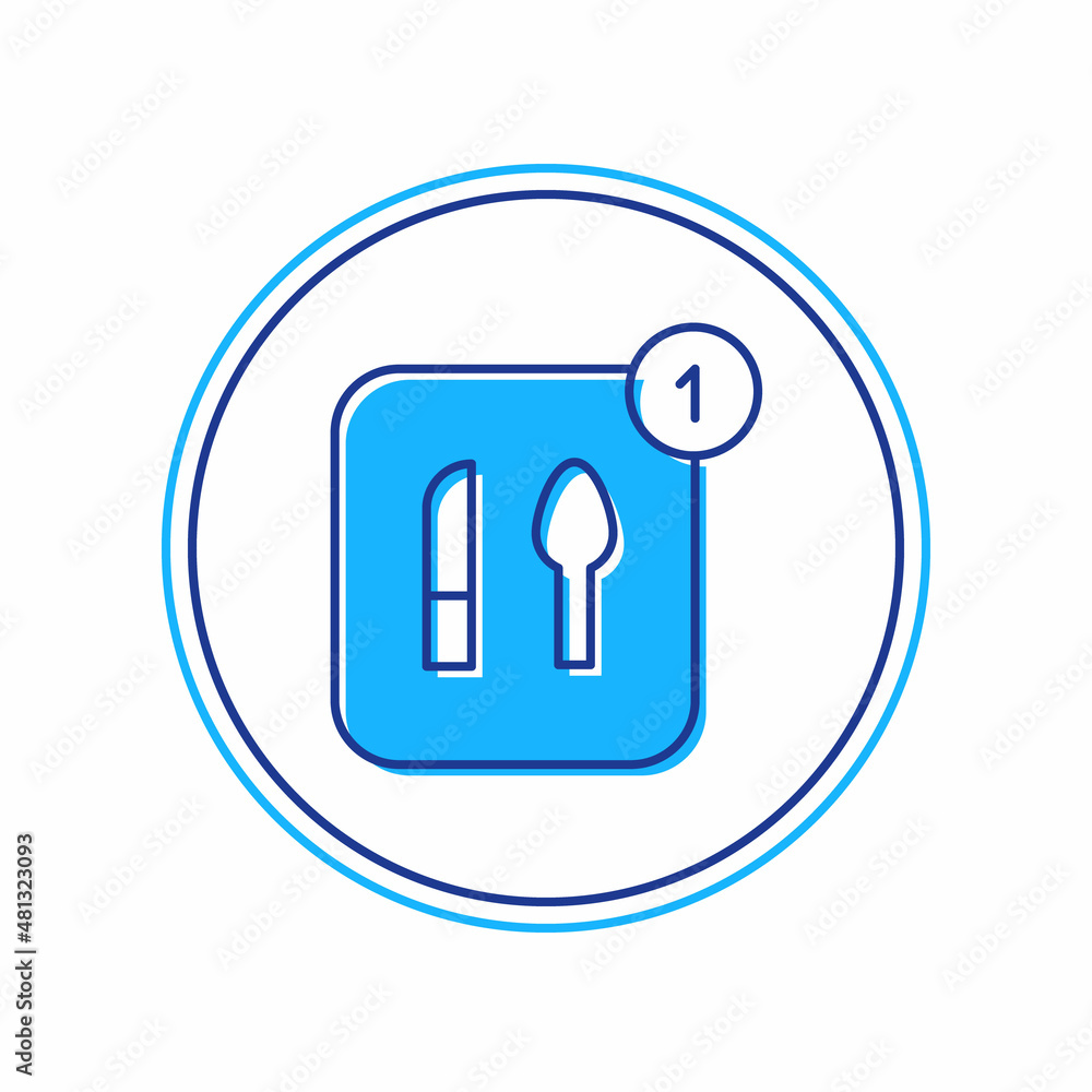 Filled outline Food ordering icon isolated on white background. Order by mobile phone. Restaurant food delivery concept. Vector Filled outline Food ordering icon isolated on white background. Order by mobile phone. Restaurant food delivery concept. Vector