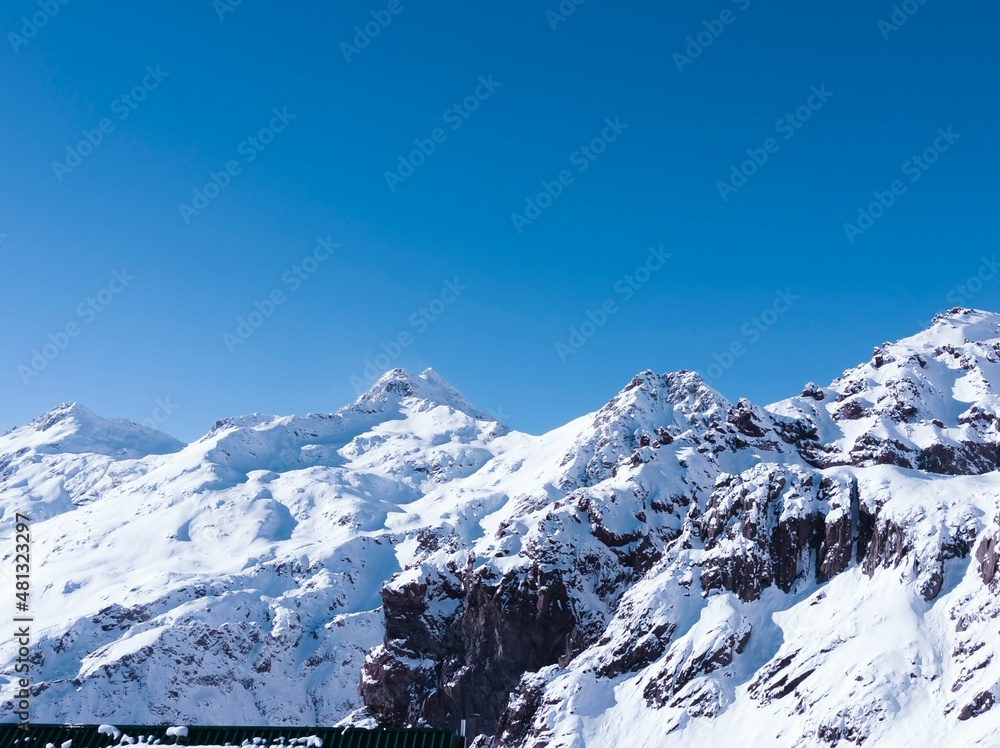 Snow-capped mountains, Elbrus region, Kabardino-Balkaria