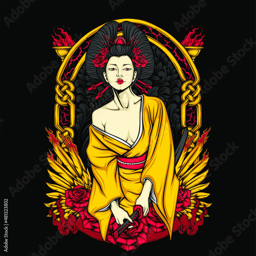 samurai geisha