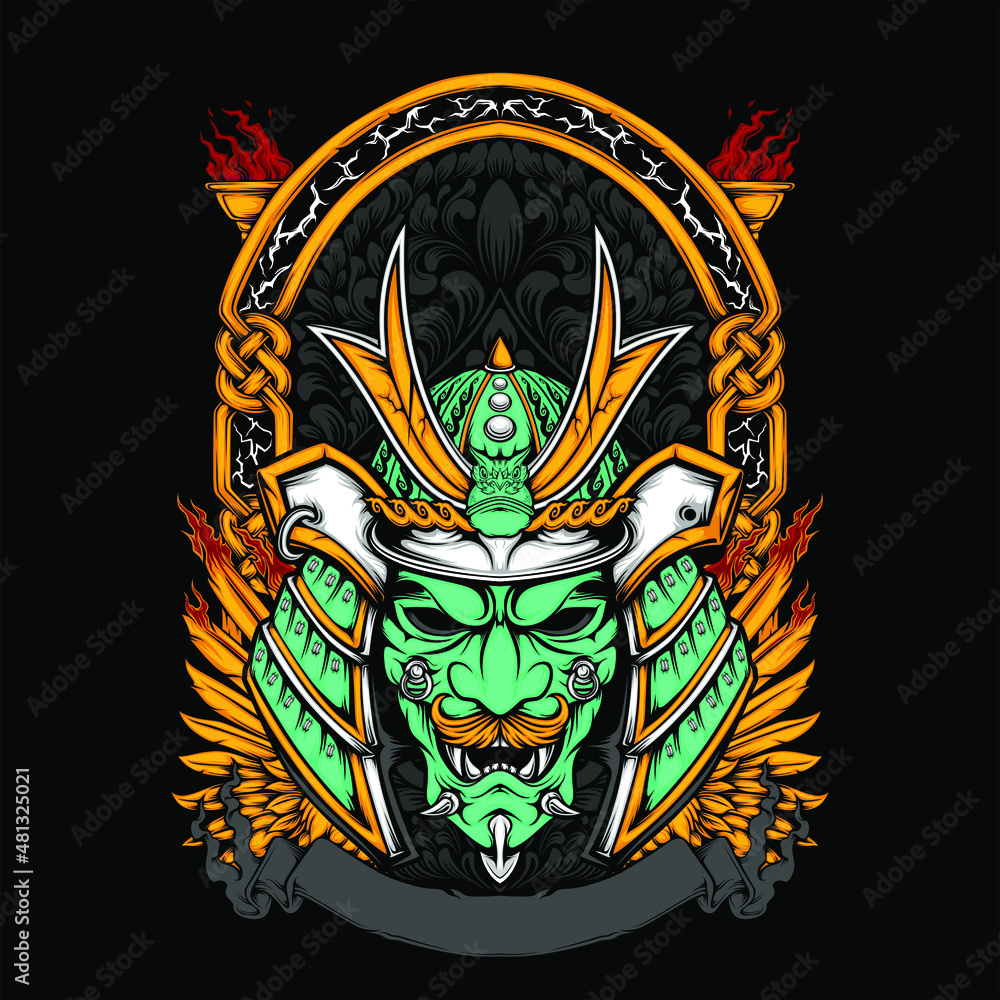 cultural full face mask illustration cultural full face mask illustration