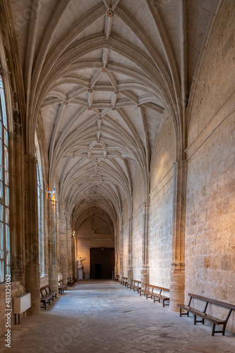 The Holy Cathedral Church of San Antolín in Palencia, a gothic building in the autonomous community of Castilla y León, Spain. photo