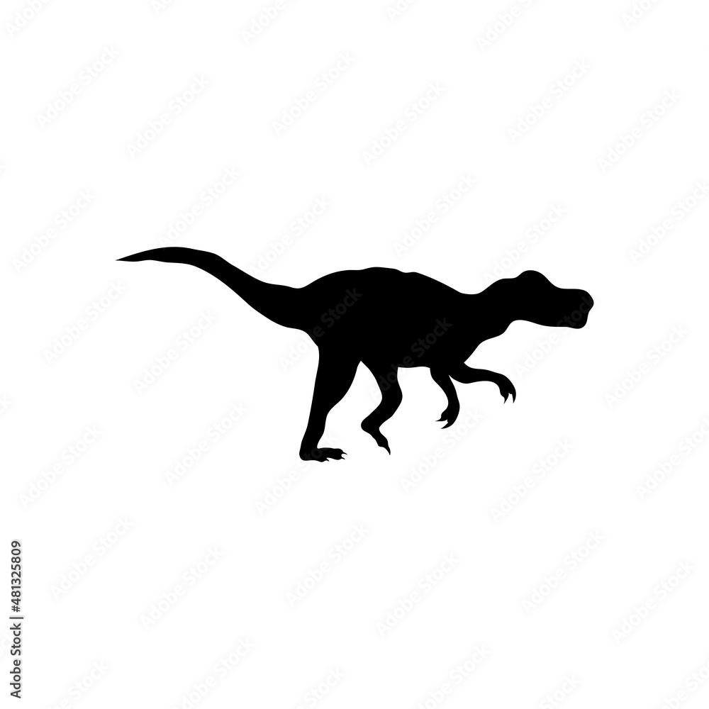 Dinosaur prehistoric animal icon design template vector