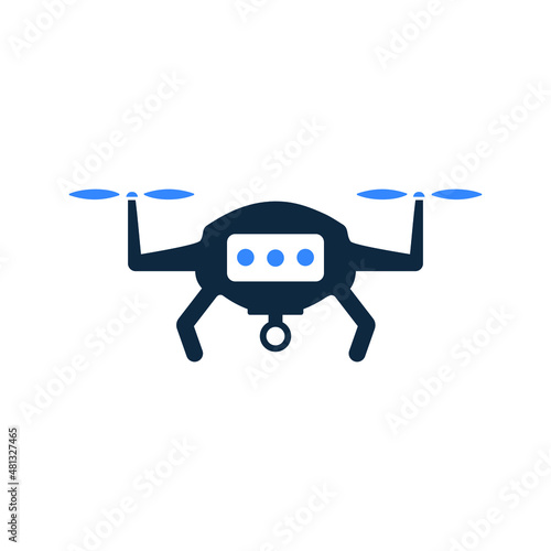 Air, drone, smart technology icon. Simple editable vector illustration.