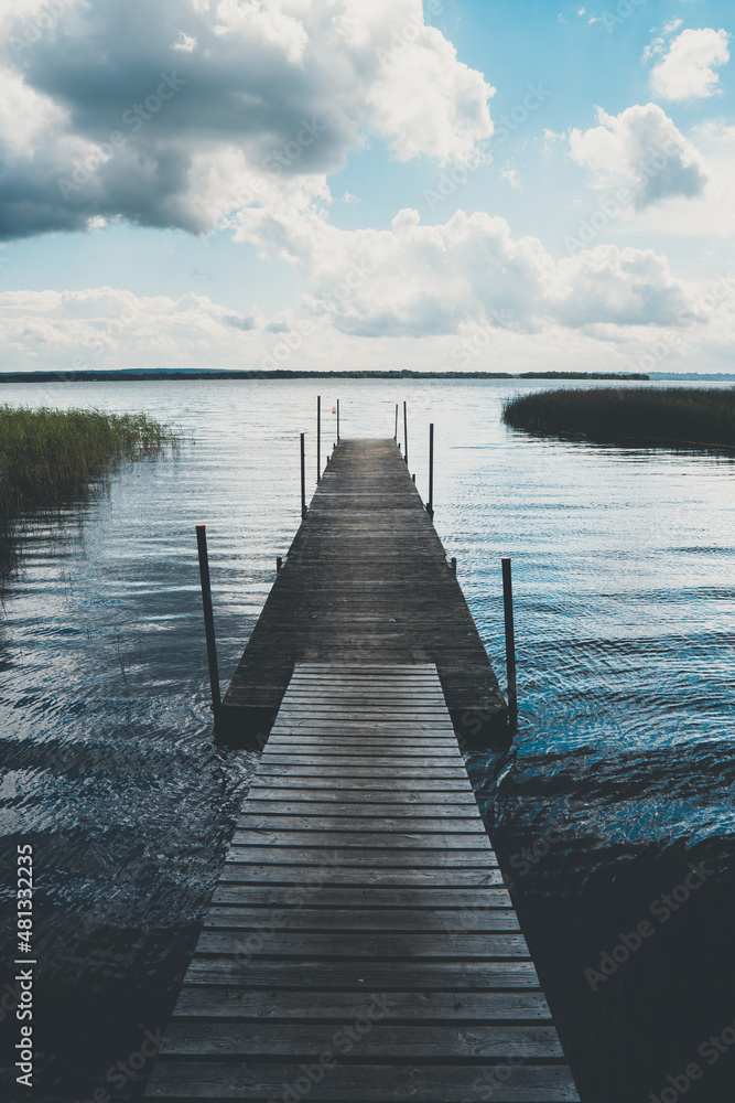 Obraz premium Steg am See