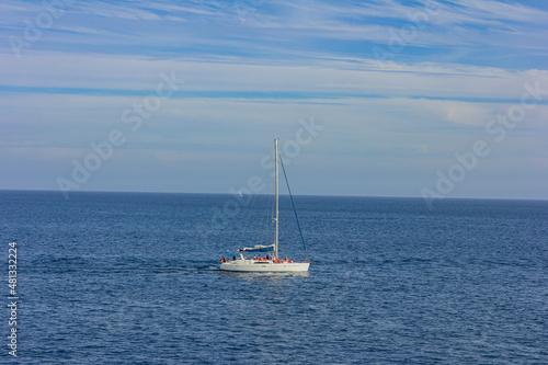 sailboat in the sea