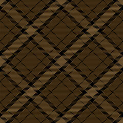 Handdoek met foto Bruin patronen Schotse tartan ruit klassiek patroon  © SolaruS