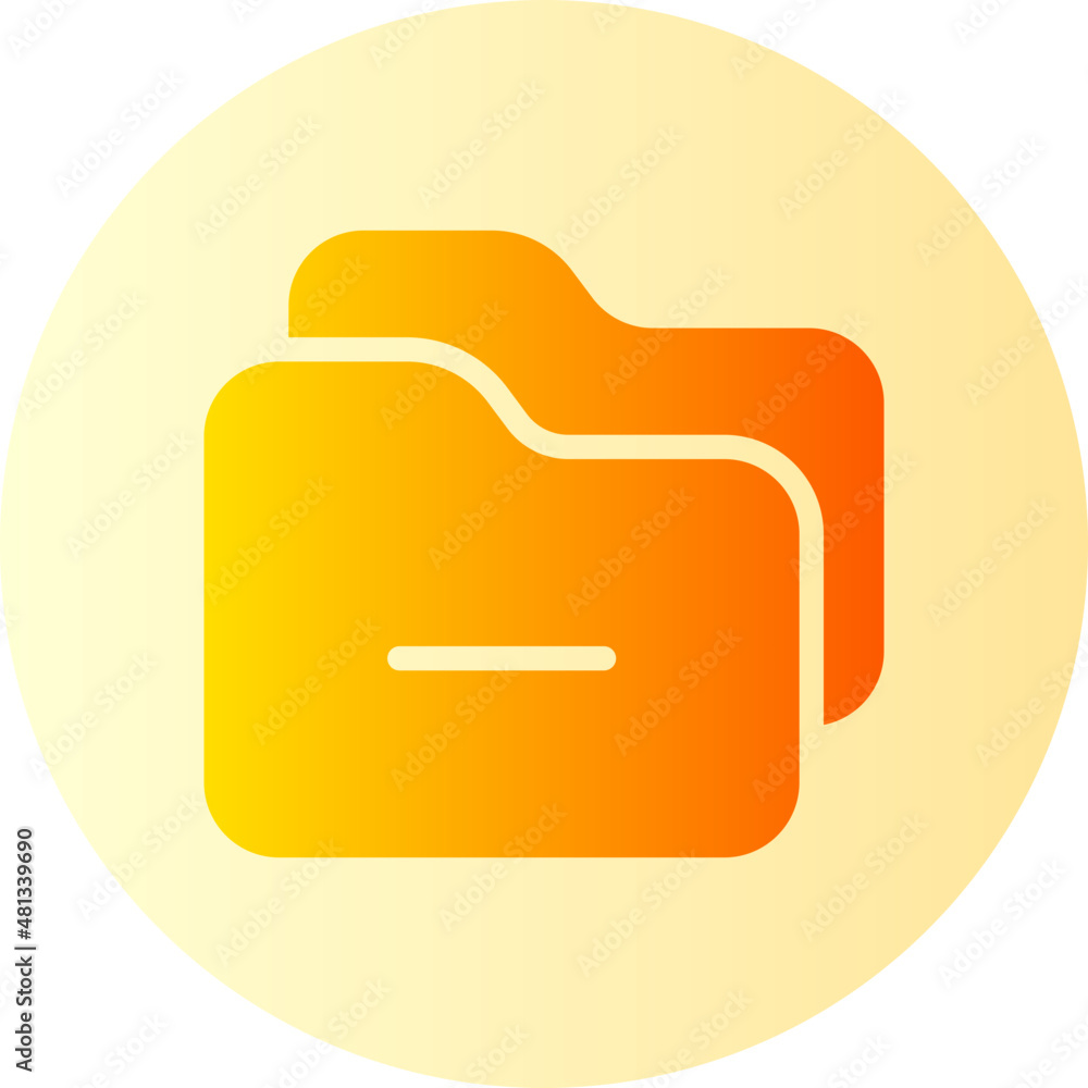 minus sign gradient icon minus sign gradient icon