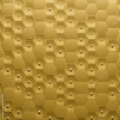 Fototapeta Naklejka Na Ścianę i Meble -  abstract background with hexagons