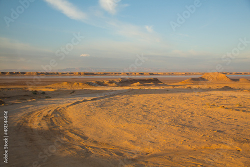 The Sahara Desert in Tunisia.