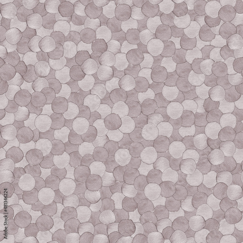 Lilac watercolor round brush strokes. Tileable pattern. For wallpaper, textile, wrapping paper, stationery and packaging design.