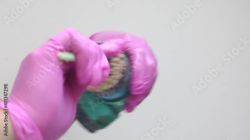 A pipe cloggedEmbolism: A pipe clogged or sewer with thick fats, oil and grease