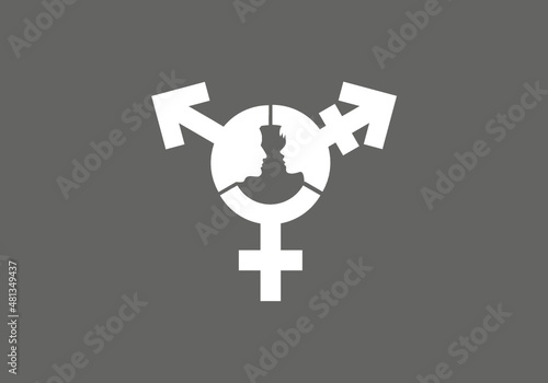third gender Icon for men woman