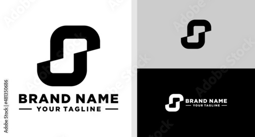 0S MONOGRAM LOGO UNUSUAL SIMPLE EDITABLE