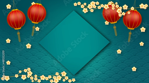 Photography Happy chinese new year for Party and Celebrations With Space for Message Isolated in background