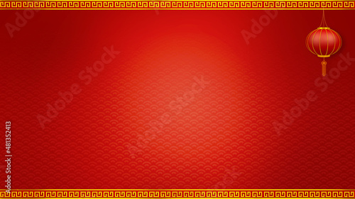 Photography Happy chinese new year for Party and Celebrations With Space for Message Isolated in Red Background