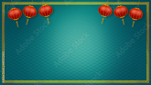 Photography Happy chinese new year for Party and Celebrations With Space for Message Isolated in Red Background