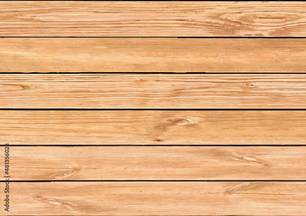 Fototapeta premium brown wooden texture wood background vector