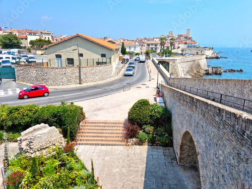 The city of Antibes, south of France photo